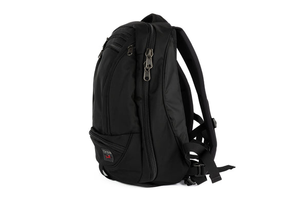 Synik 22 in Black Ballistic with colorful logo.